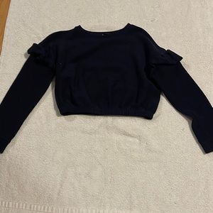 Forever21 crop top sweater size small pre-owned